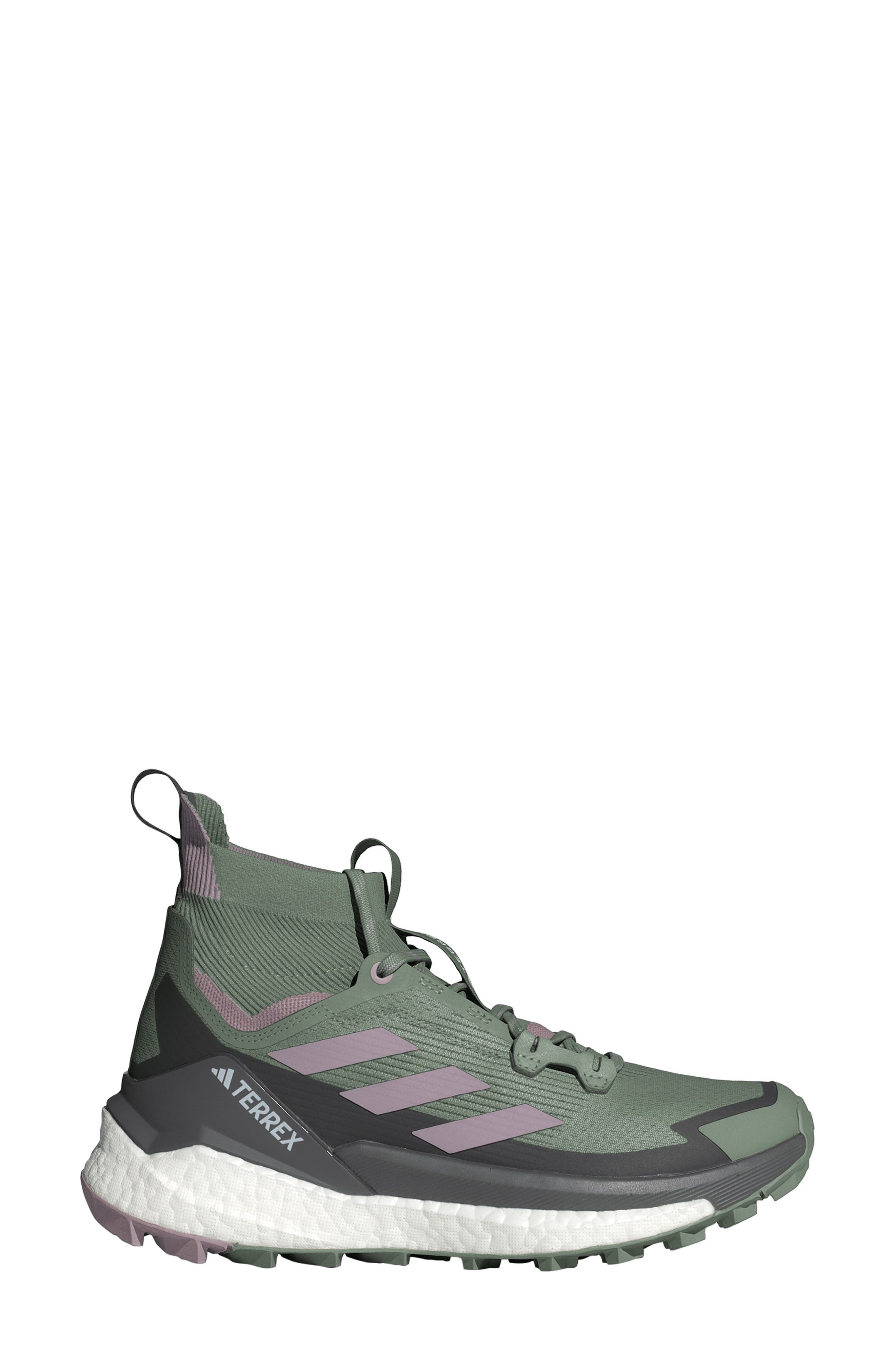 adidas Terrex Free Hiker 2.0 Hiking Shoe, Alternate, color, Green/ Fig/ Jade