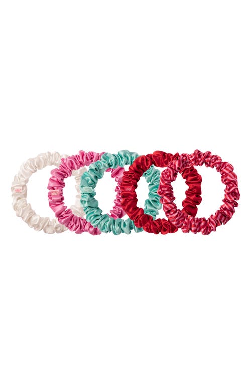Slip Gelati Pure Silk Midi Scrunchie Set In Gelati