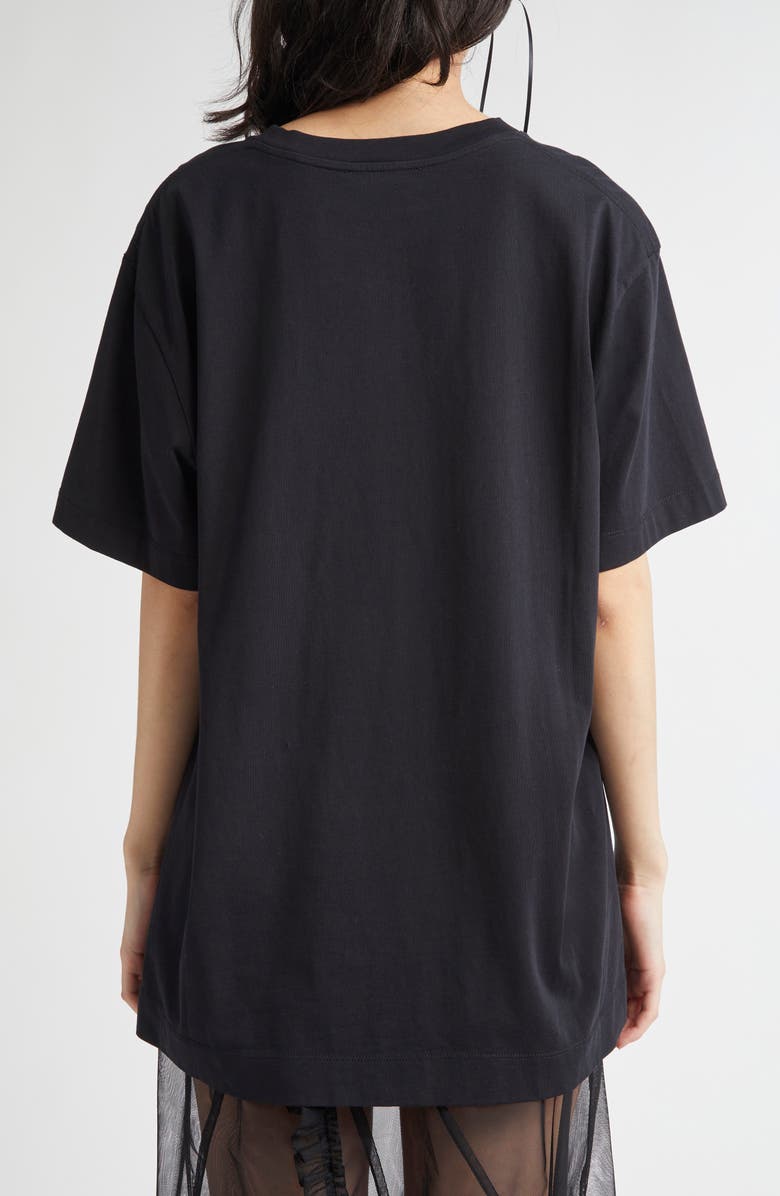 Simone Rocha Carnation Cotton Graphic T-Shirt, Alternate, color, 