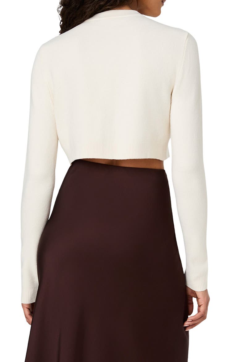 Babysoft Cropped Cardigan, Alternate, color, PORCELAIN CREAM