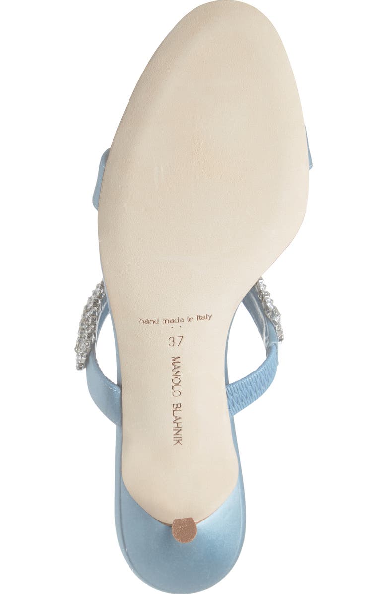 Manolo Blahnik Sako Crystal Embellished Sandal, Alternate, color,