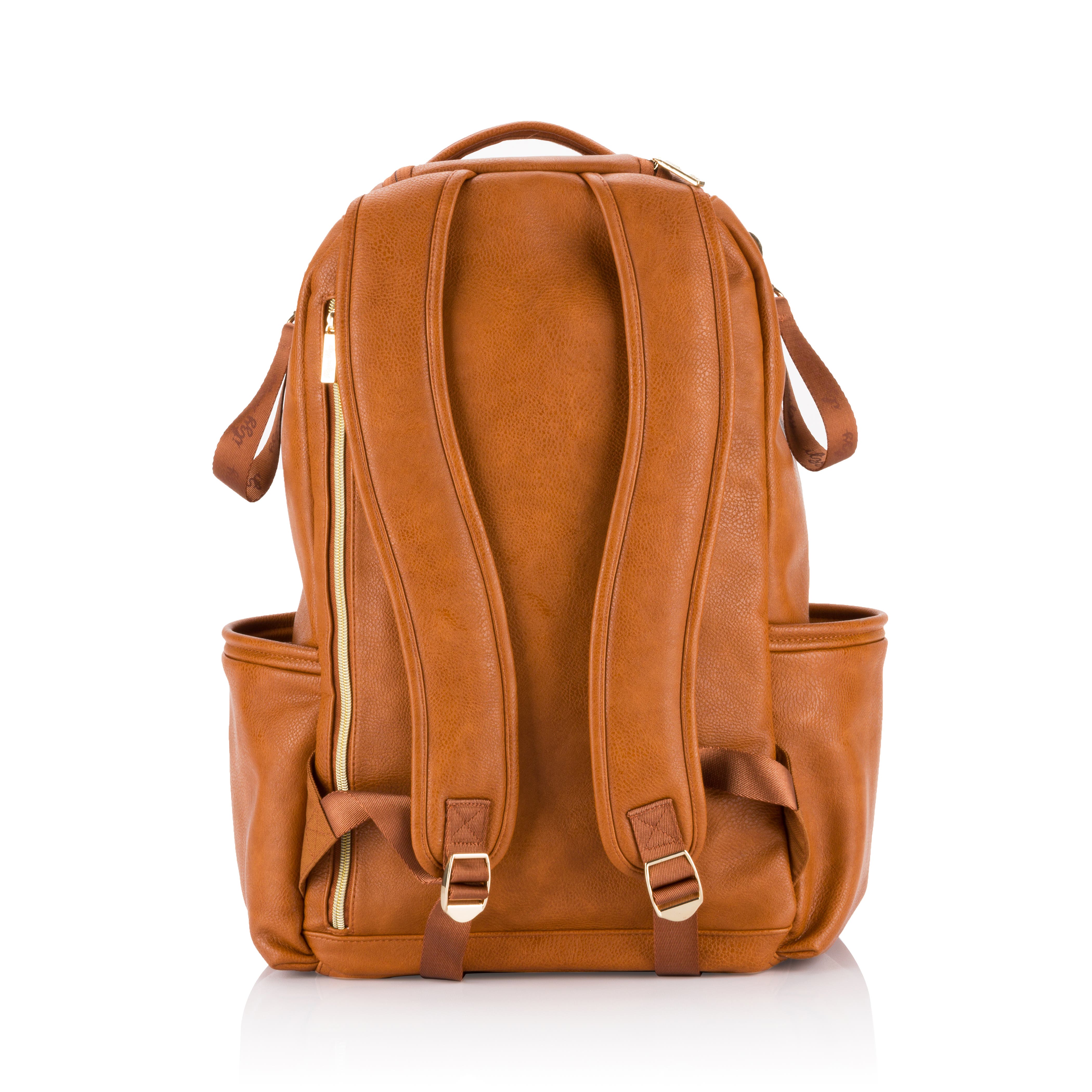 Itzy Ritzy Boss Plus Large Diaper Bag Backpack, Alternate, color, Cognac