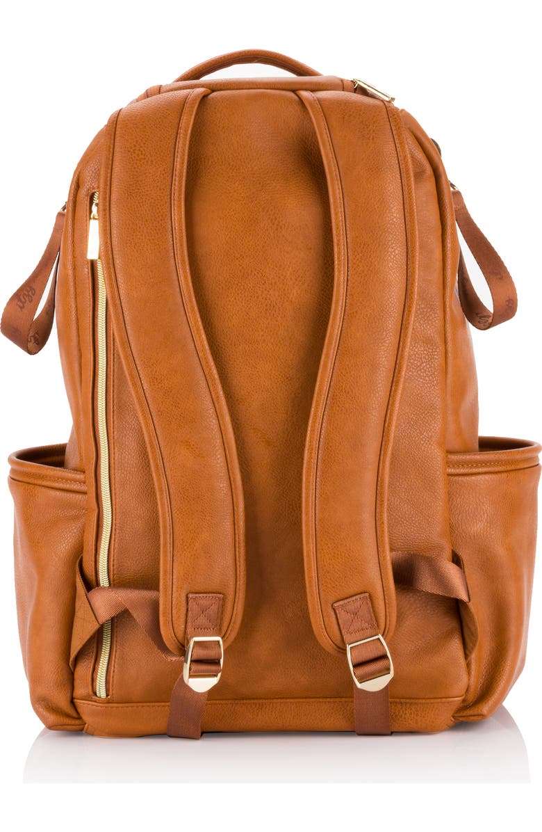 Itzy Ritzy Boss Plus Large Diaper Bag Backpack, Alternate, color, Cognac