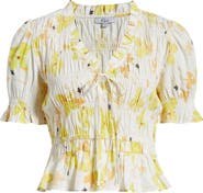 Rails Fontaine Floral Smocked Top