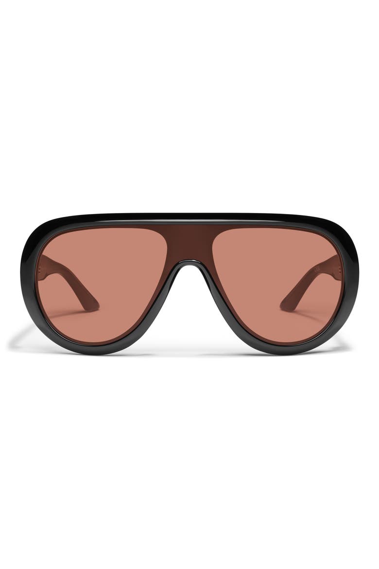 Set List 54mm Aviator Sunglasses, Main, color, BLACK/ DARK APRICOT
