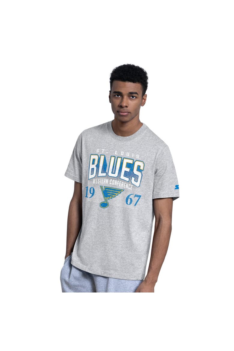 Men's Starter  Light Blue/Heather Gray St. Louis Blues Two-Pack T-Shirt Set, Alternate, color, Light Blue
