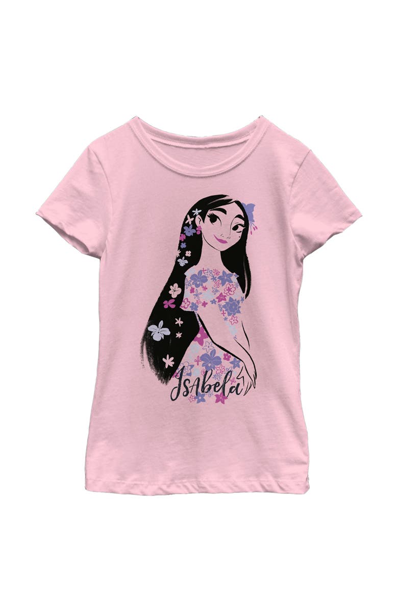 Encanto Girl's Encanto Beautiful Isabela  Graphic T-Shirt, Main, color, Light Pink