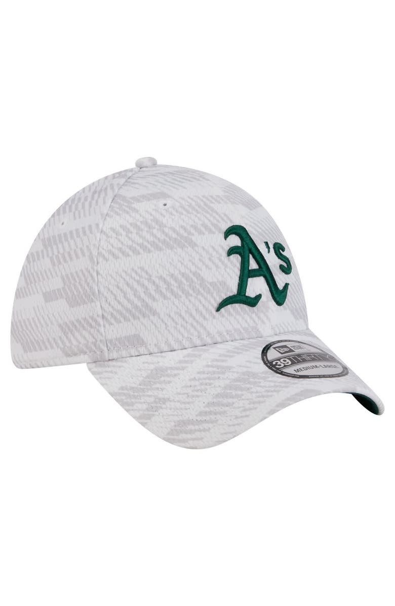 New Era Men's New Era White Athletics Graded 39THIRTY Flex Hat, Alternate, color, White