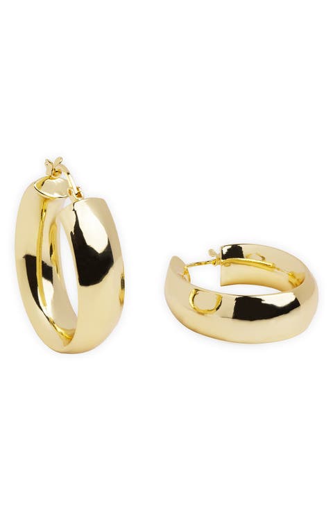 Tubular Hoop Earrings