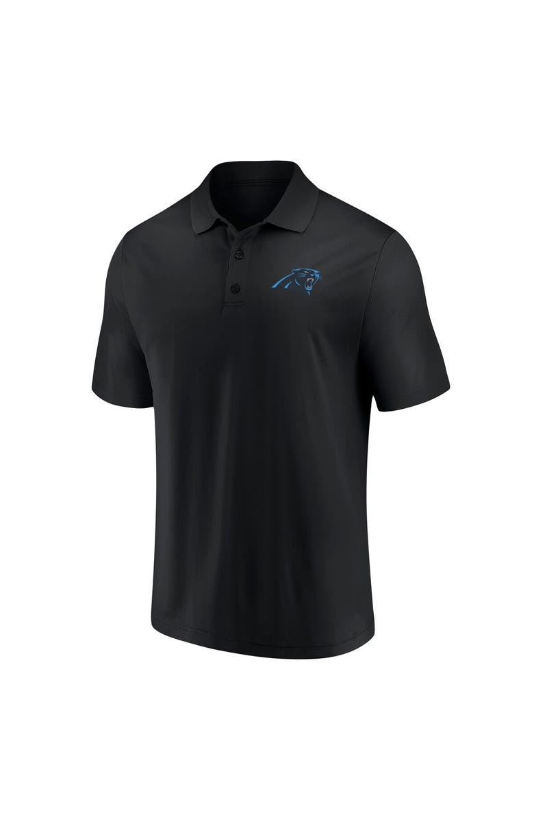 FANATICS Men's Fanatics Branded Black Carolina Panthers Component Polo, Alternate, color, 