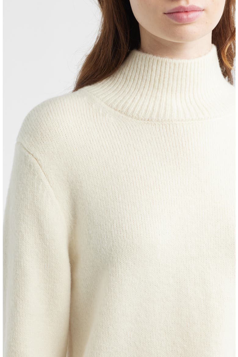 Skye Merino Wool Turtleneck Sweater, Alternate, color, CREAM