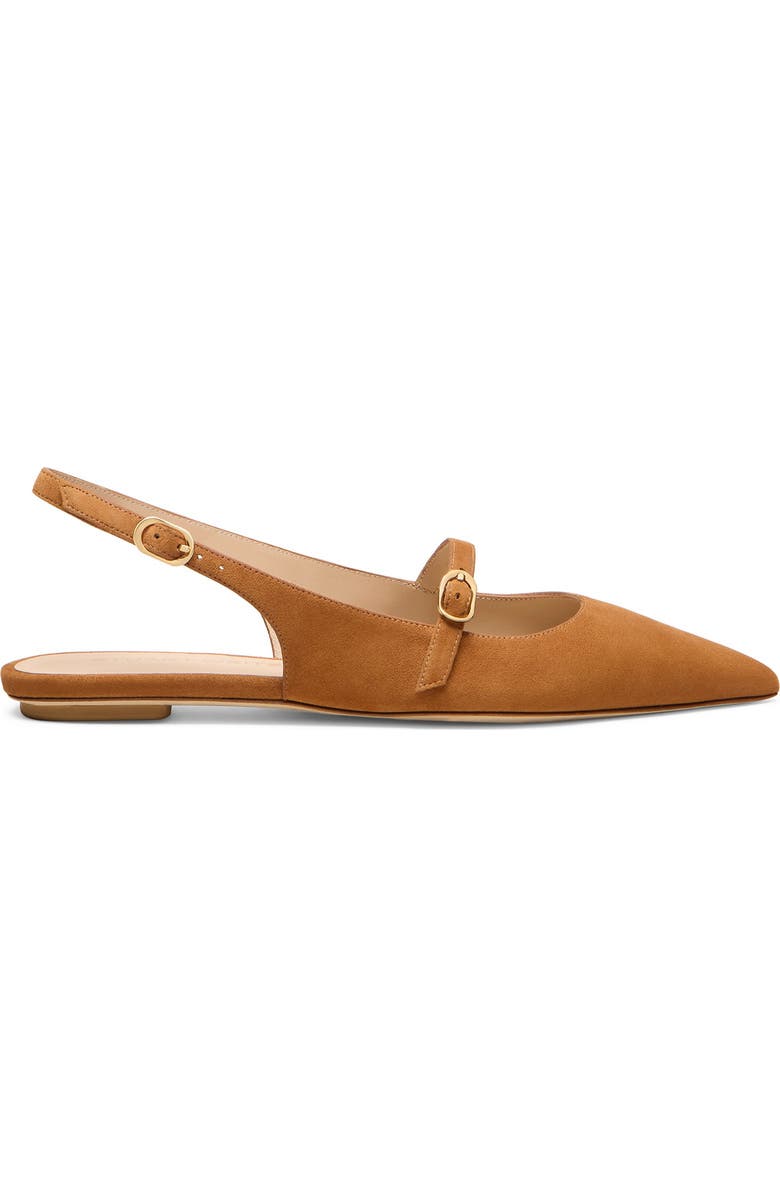 Stuart Weitzman Emilia Mary Jane Slingback Flat, Alternate, color, Hazel