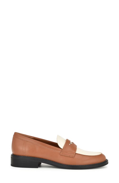 Nine West Seeme Penny Loafer In Medium Brown