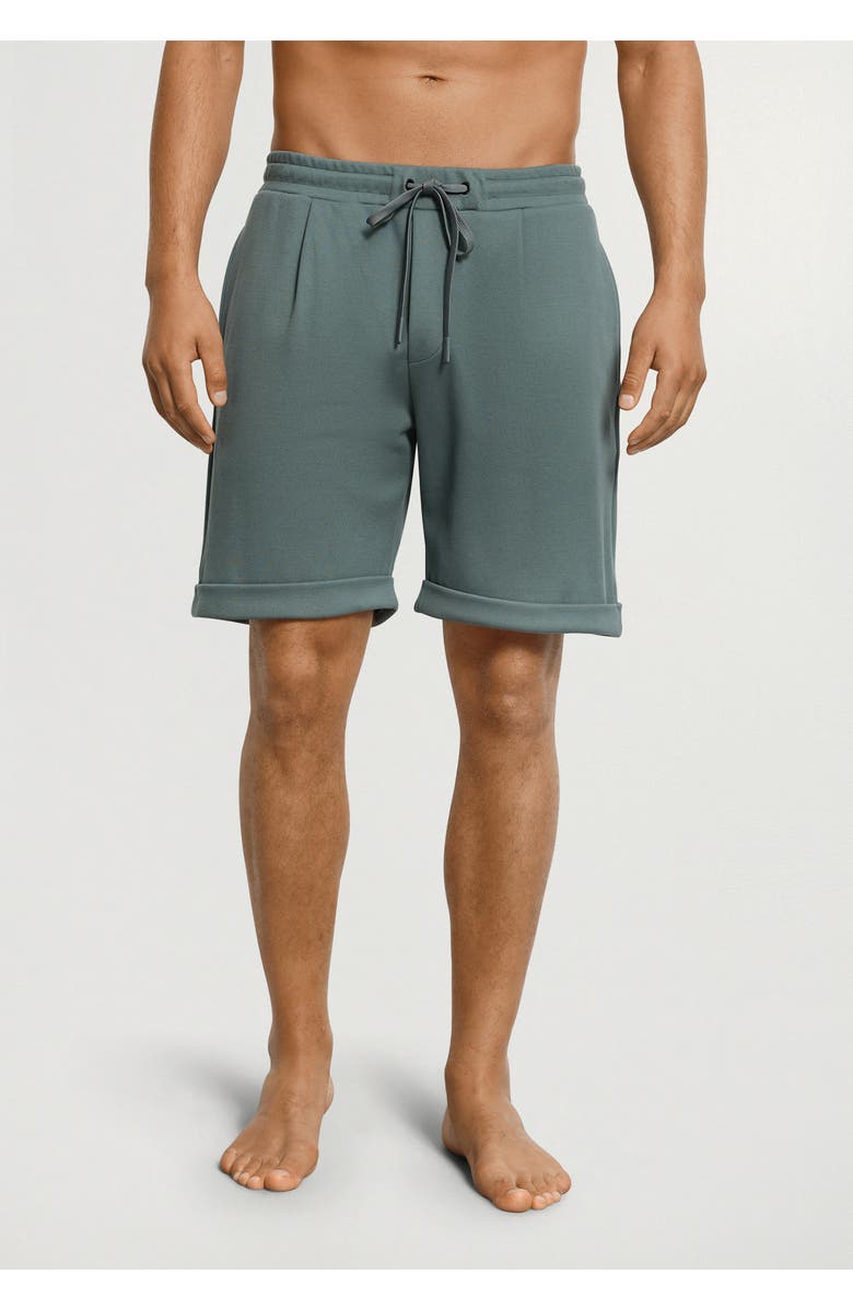 Hanro Travelwear Cotton Shorts, Alternate, color, Studio Green