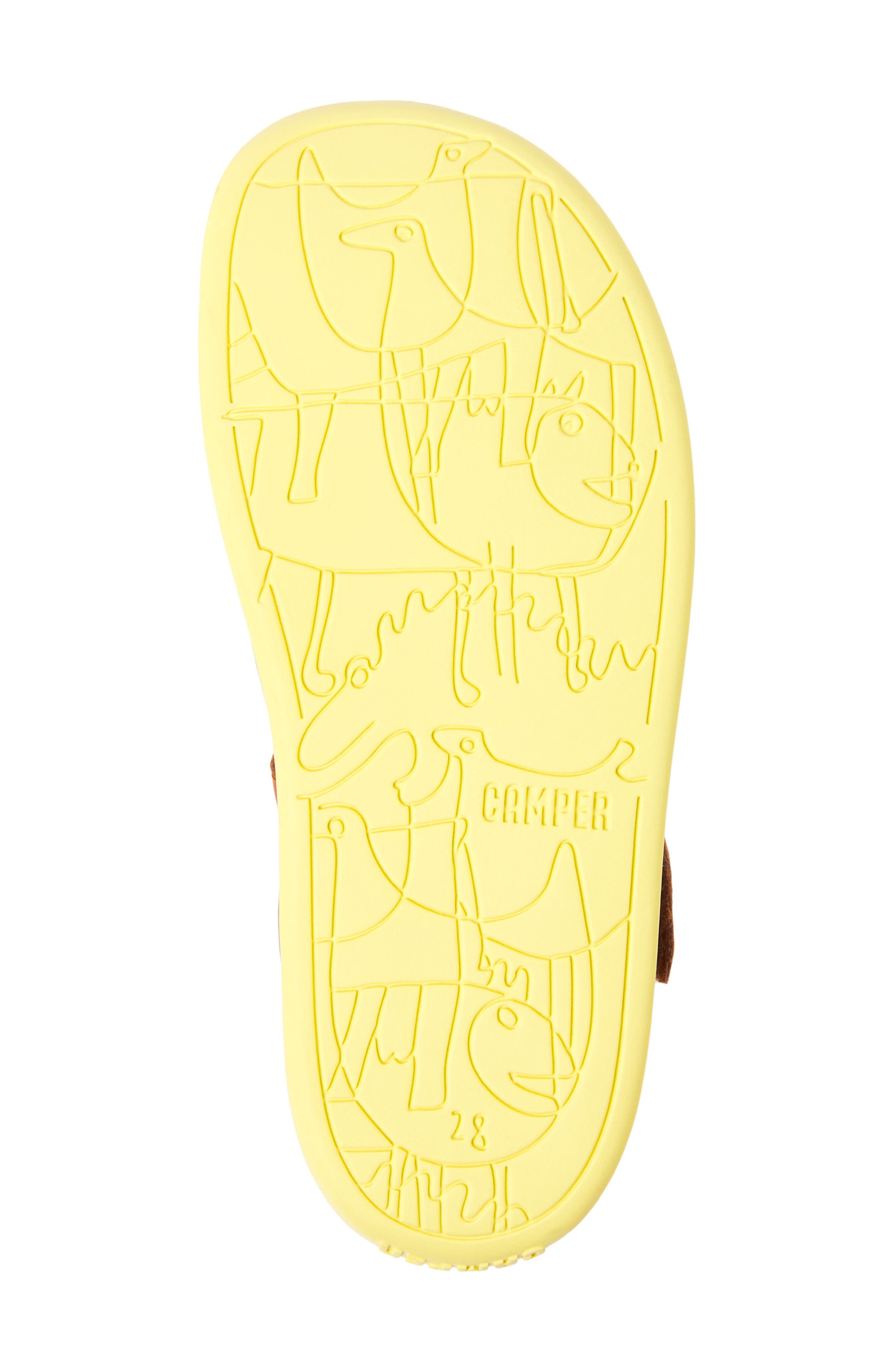 Camper Kids' Bicho Fisherman Sandal, Alternate, color, Medium Bro