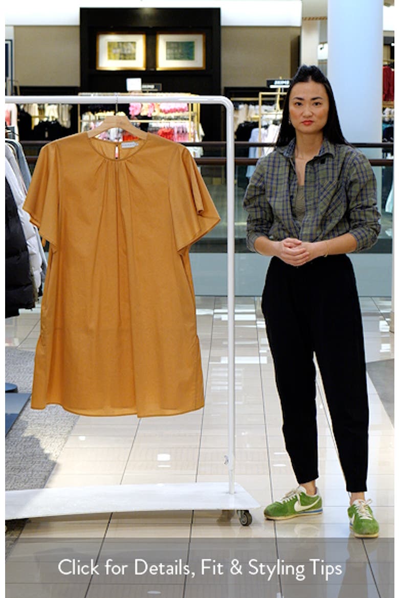 Agata Flutter Sleeve Cotton Dress video