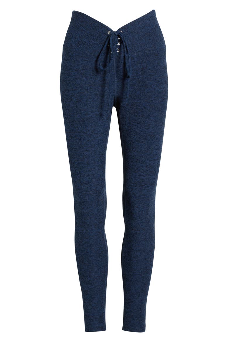 Football Full-Length Leggings, Alternate, color, NAVY