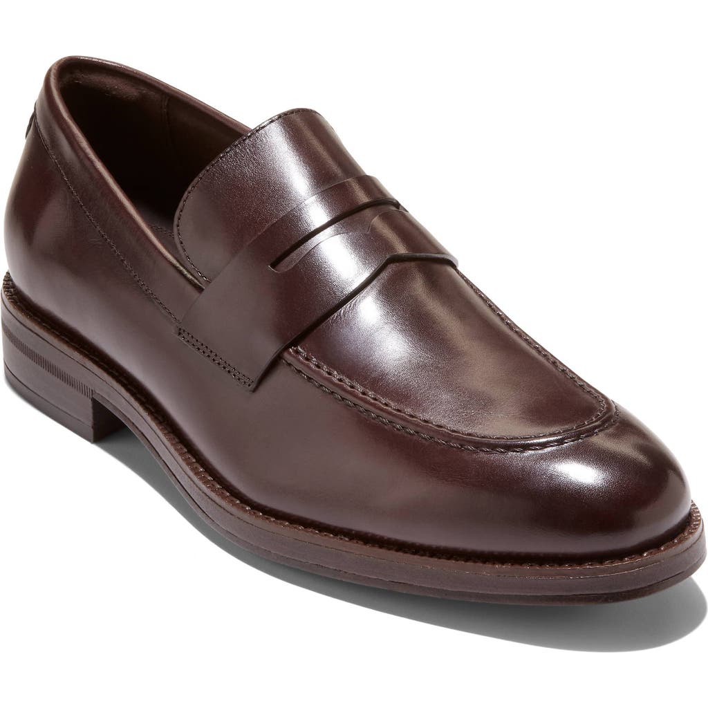Cole Haan Ledley Grand Penny Loafer In Burgundy