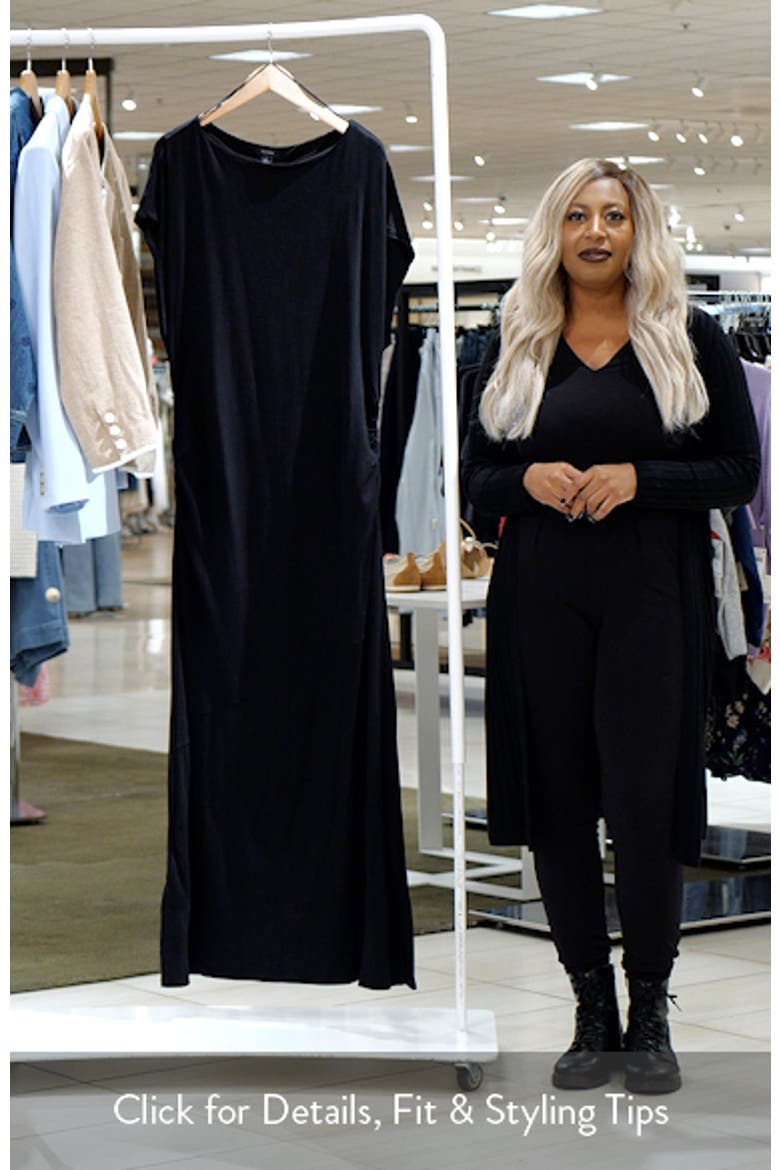 Boat Neck Dolman Sleeve Maxi Dress video