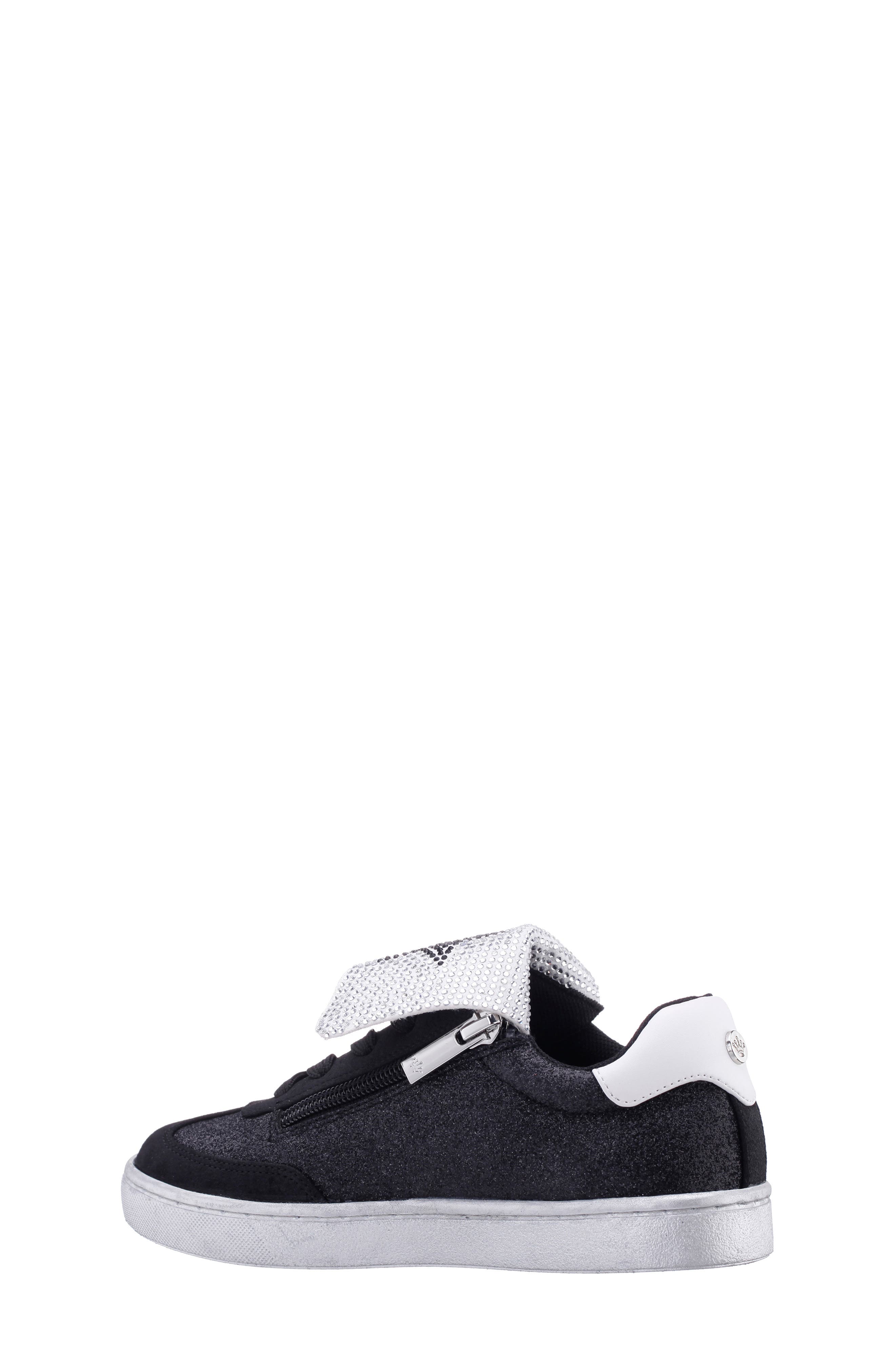 Nina Kids
 Cruise Sneaker, Alternate, color, Black Glitter/ Stones