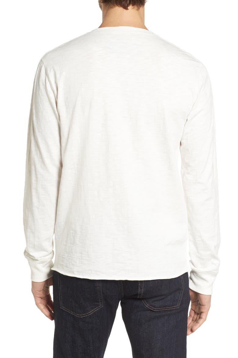 Cooper Slub Long Sleeve Henley, Alternate, color, ANTIQUE WHITE