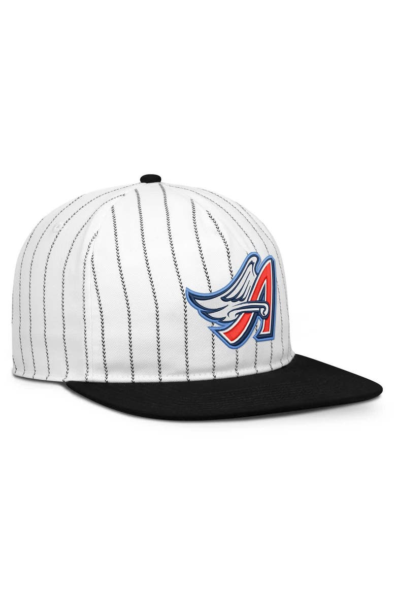 Men's Nike White/Black California Angels Cooperstown Collection Pro Adjustable Hat, Alternate, color, White
