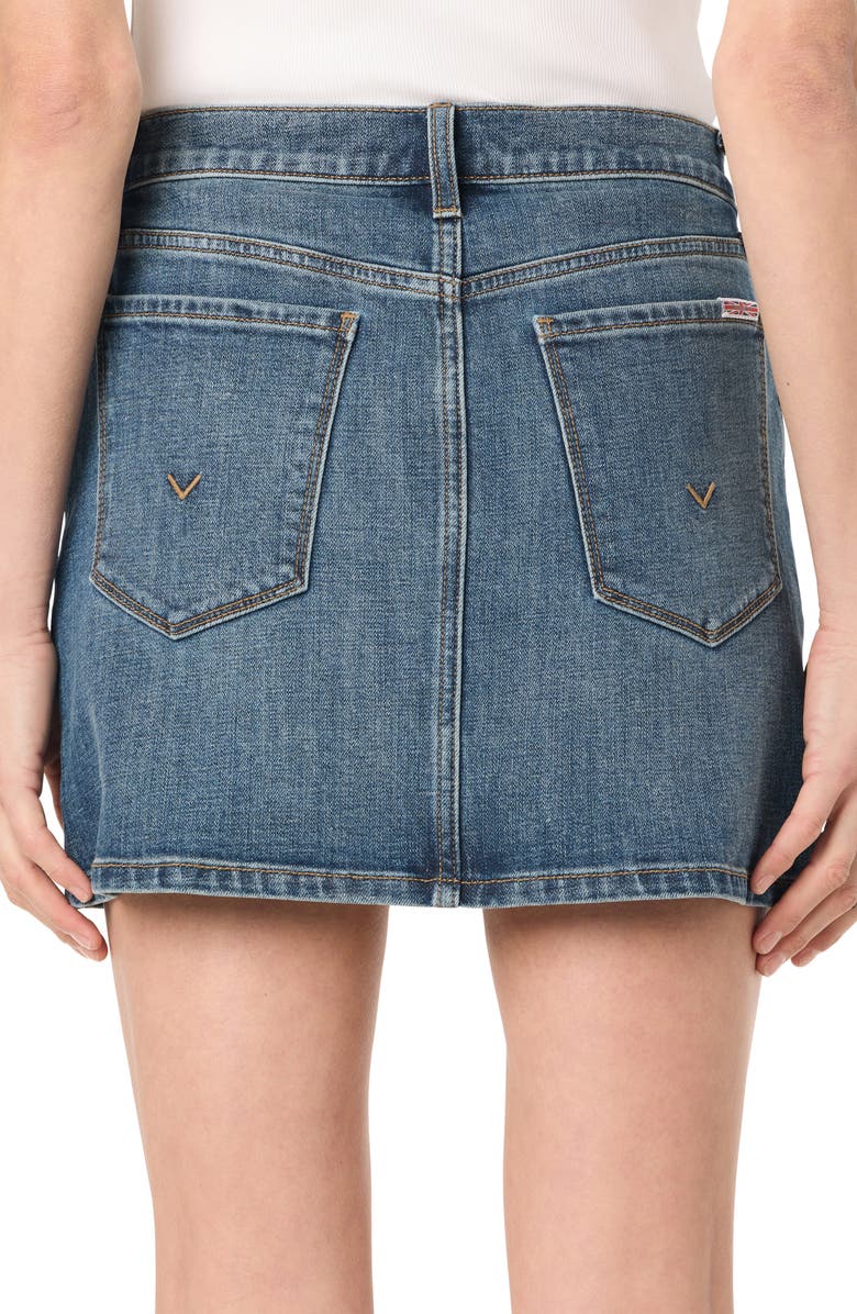 Hudson Jeans Denim Miniskirt, Alternate, color,