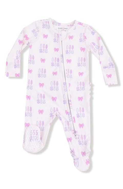 'Lil Sis Zip Footie (Baby)
