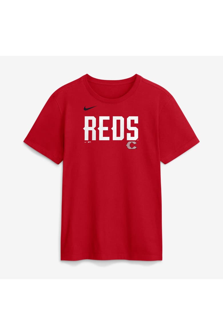 Men's Nike Red Cincinnati Reds 2026 City Connect Wordmark T-Shirt, Main, color, Red