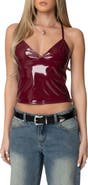 EDIKTED Carmie Vinyl Camisole