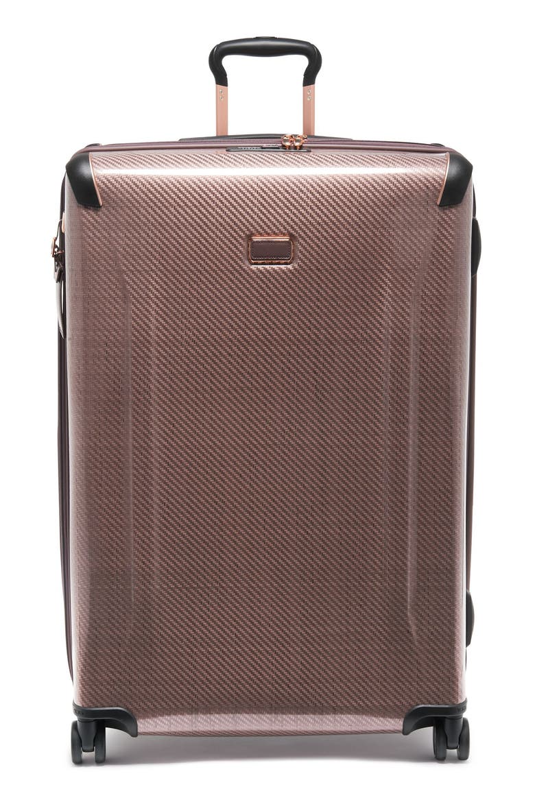 Tegra-Lite® X-Large Expandable Checked Luggage, Main, color, BLUSH