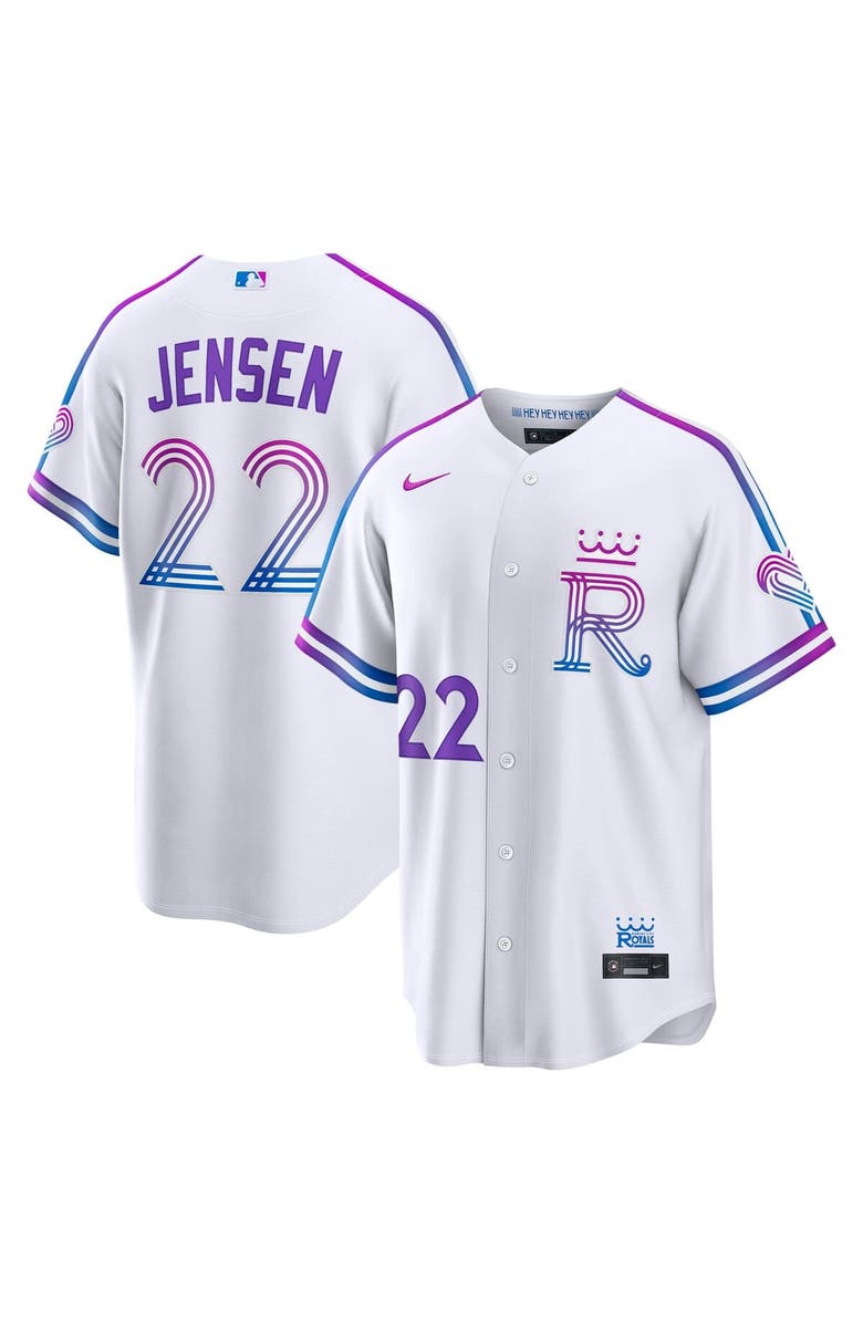 Nike Men's Nike Carter Jensen White Kansas City Royals 2026 City Connect Stadium Jersey, Main, color, White