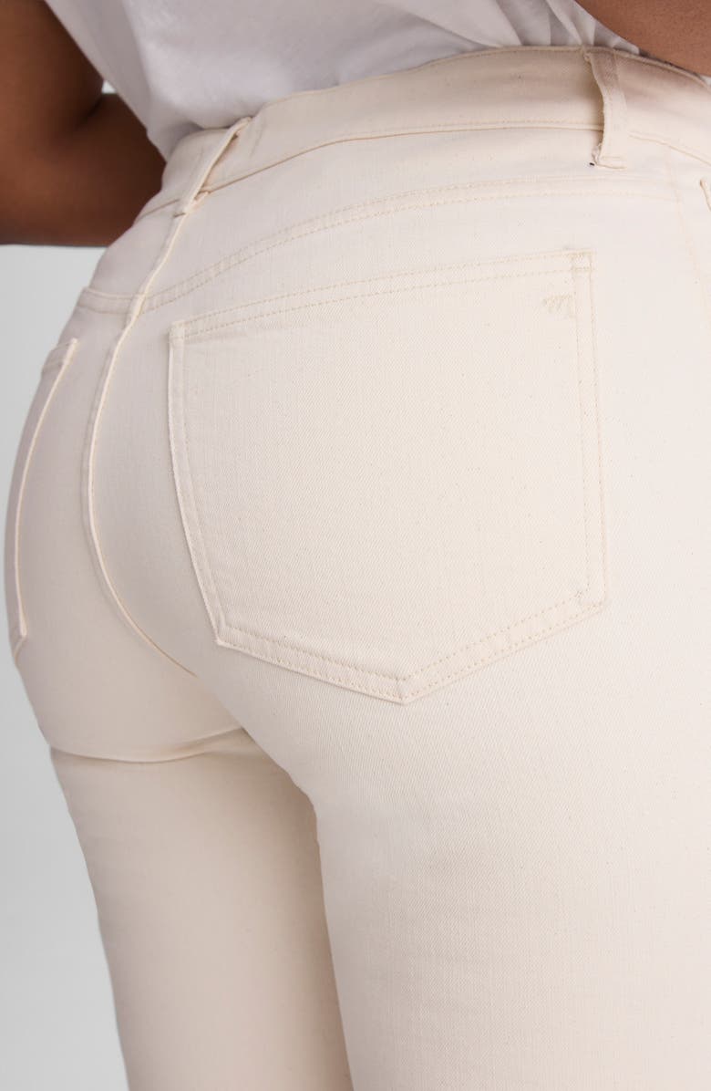 Madewell The Curvy Jules Slim Straight Leg Jeans, Alternate, color, Vintage Canvas