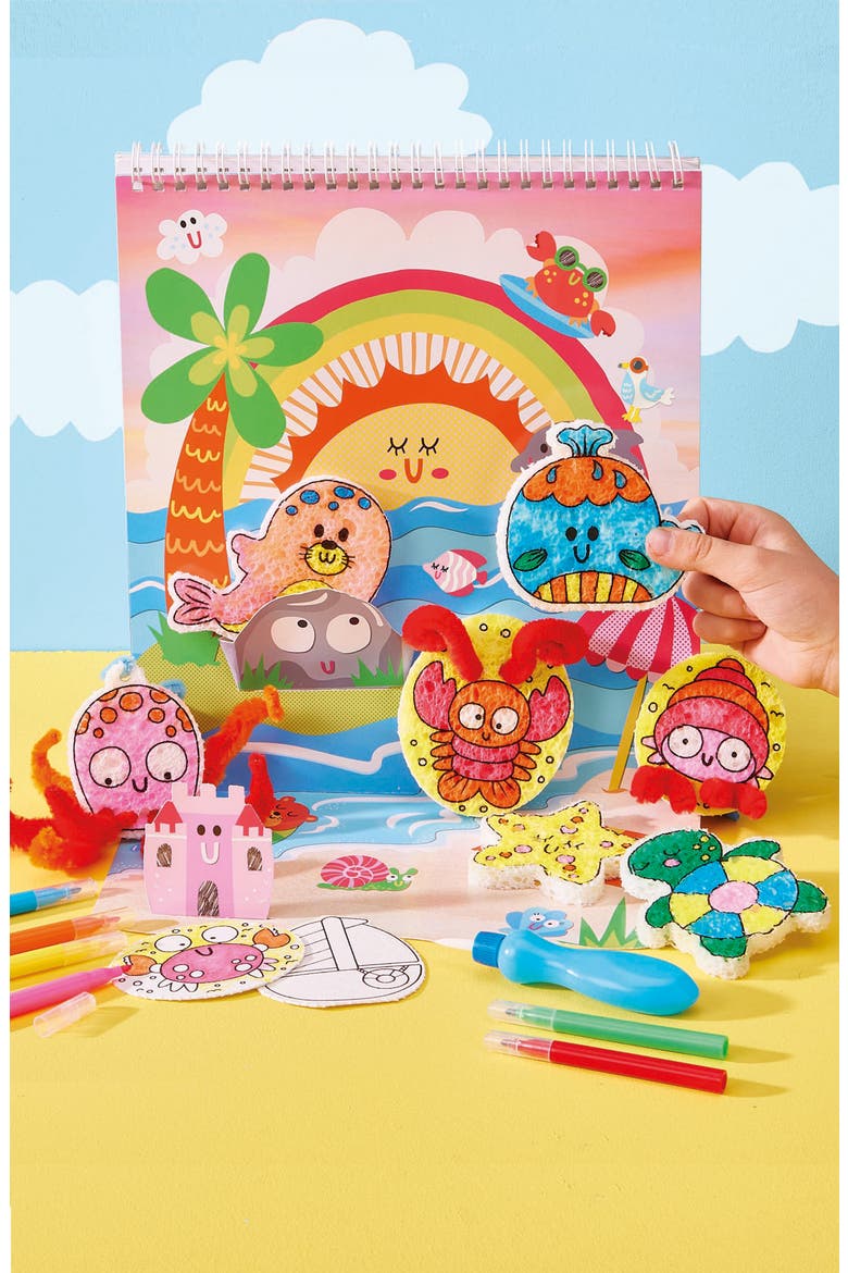 Kids' Puffy Pages Under the Sea Activity Set, Alternate, color, MULTI