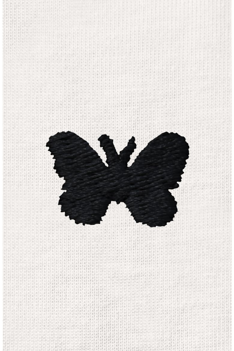 Womens Lil Butterfly Lightweight Jersey Tee, Alternate, color, Vintage White