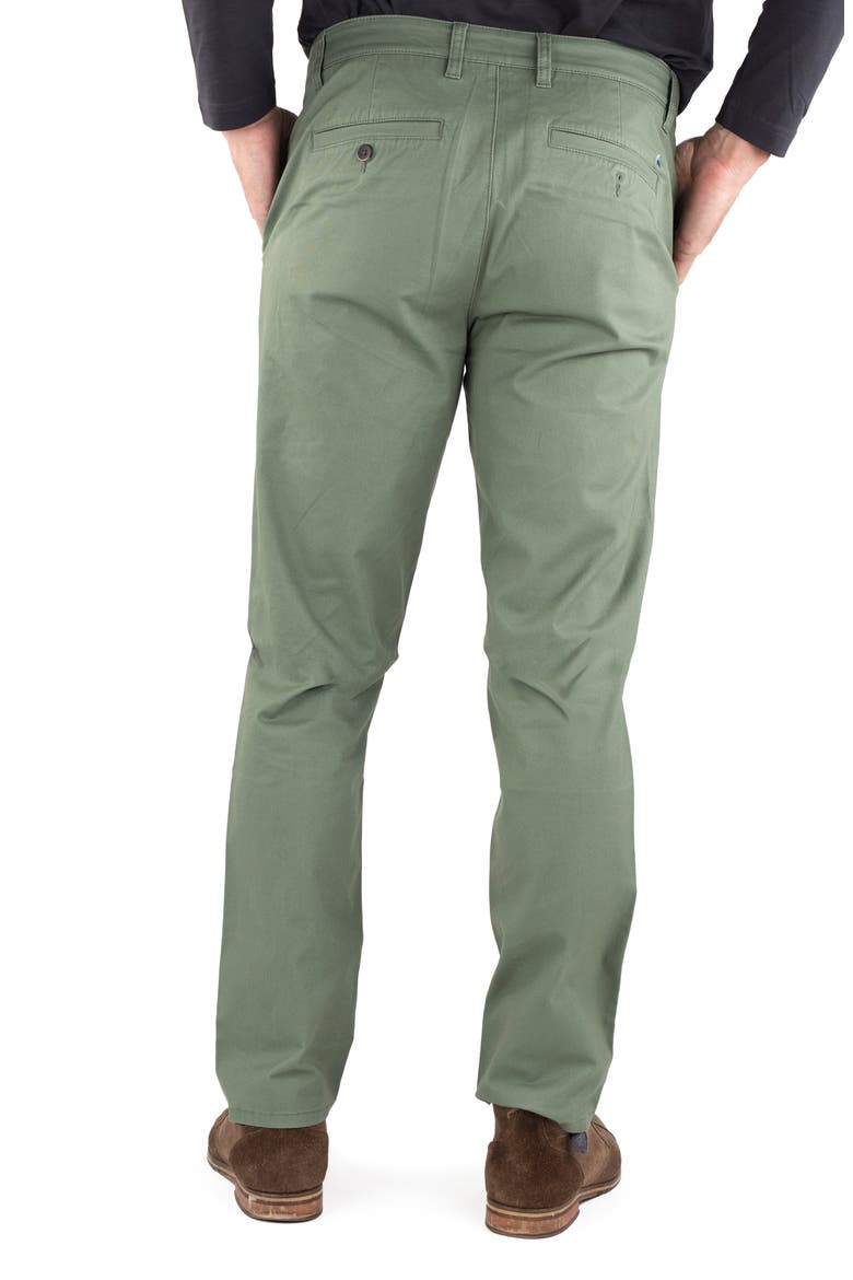 Straight Leg Stretch Cotton Twill Chino Pants, Alternate, color, LAUREL WREATH