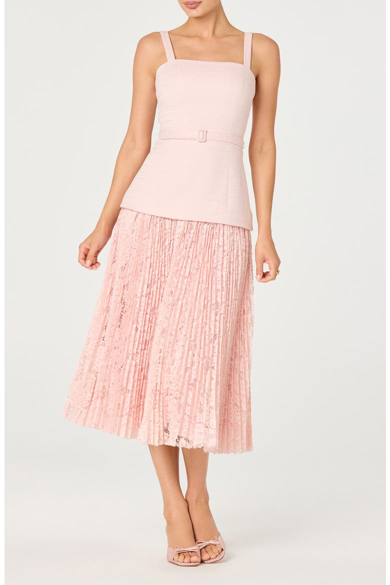 Caitlin Sleeveless Dress, Main, color, PINK