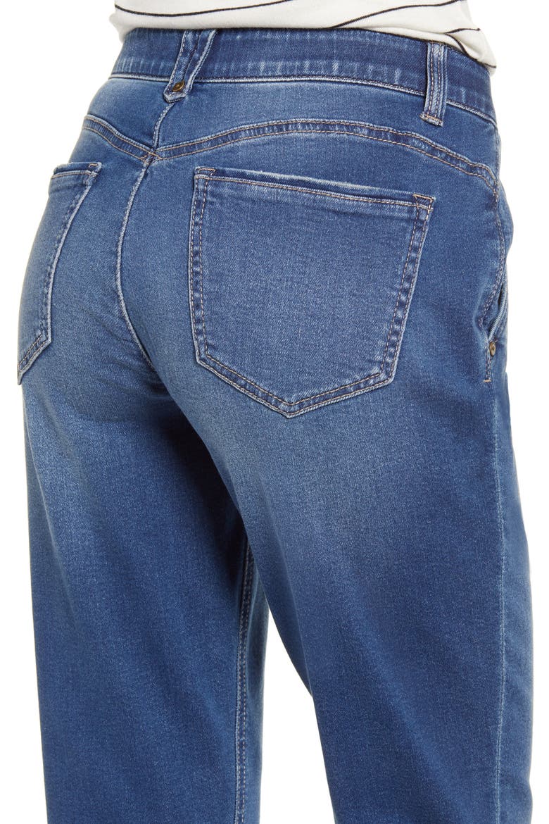 Ab-Solution Straight Leg Jeans (Nordstrom Exclusive), Alternate, color, BLUE