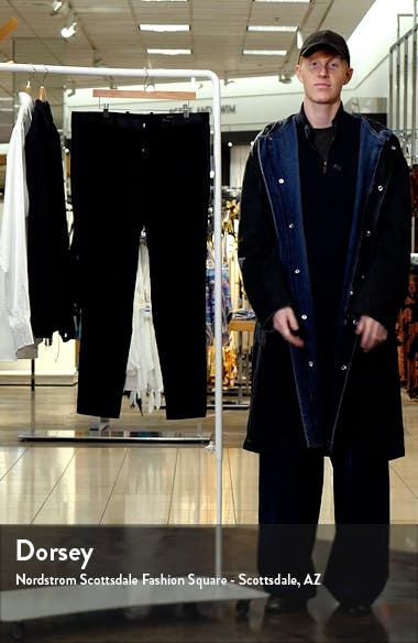 AllSaints Lyra Tuxedo Stripe Velveteen Pants (Men) | Nordstromrack