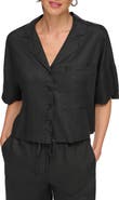 DKNY Linen Camp Shirt