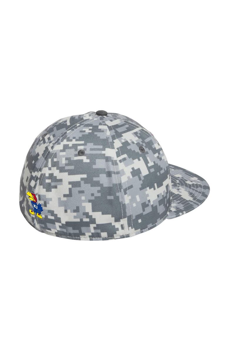 adidas Men's adidas Camo Kansas Jayhawks On-Field Fitted Baseball Hat, Alternate, color, Camo