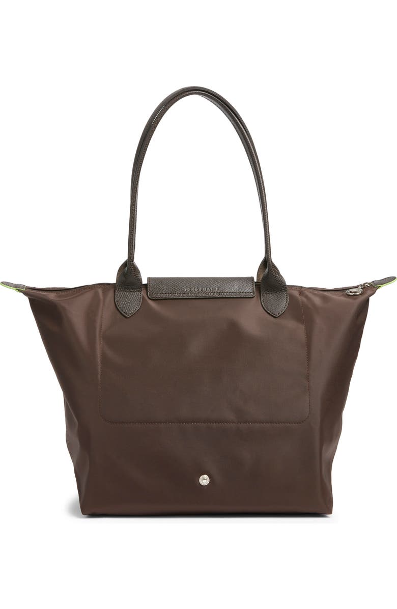 Longchamp Large Le Pliage Green Recycled Canvas Tote, Alternate, color,