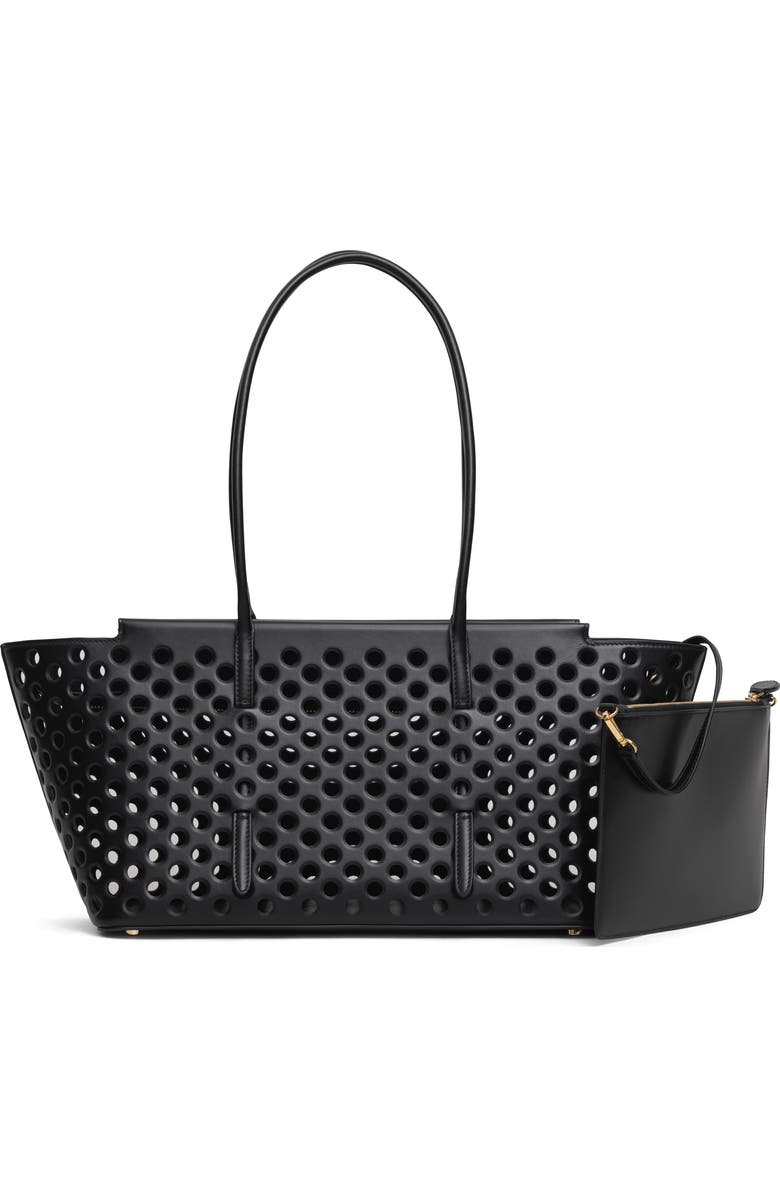 Alaïa Neo Mina 32 Perforated Calfskin Tote, Alternate, color,