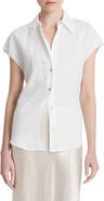 Vince Dolman Sleeve Linen Shirt