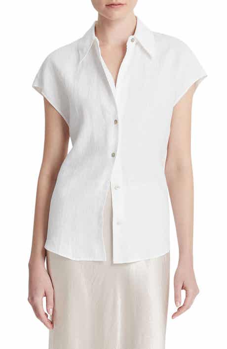 Dolman Sleeve Linen Shirt