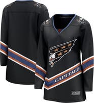 FANATICS Women's Fanatics Branded Black Washington Capitals Special Edition 2.0 Breakaway Blank Jersey