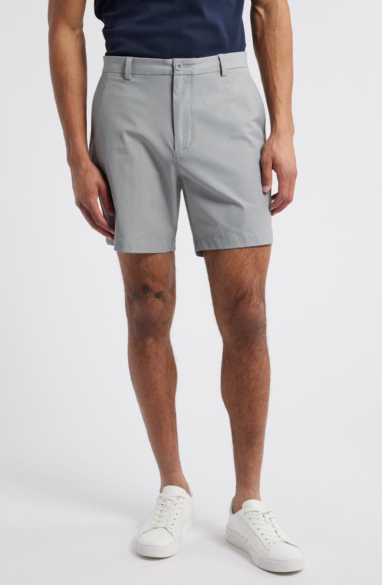 vineyard vines On-The-Go Water Repellent Shorts, Main, color, Ultimate Gray