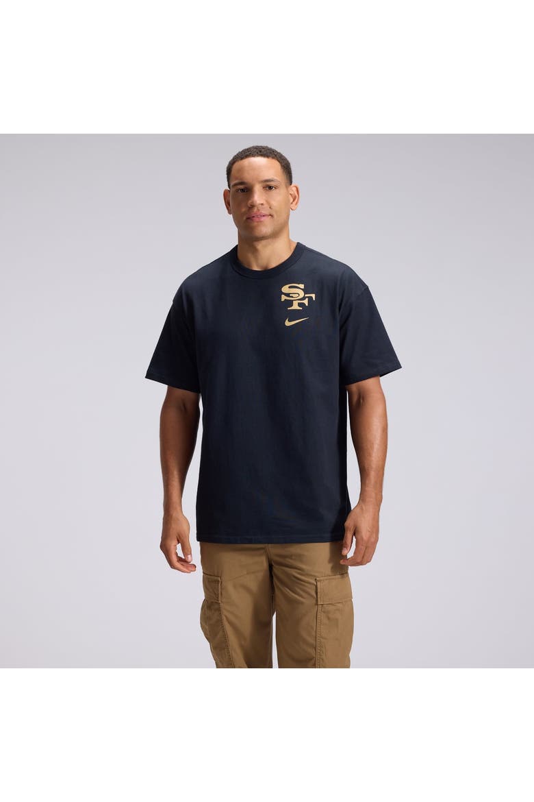 Men's Nike  Black San Francisco 49ers Rivalries Collection Max90 T-Shirt, Main, color, Black