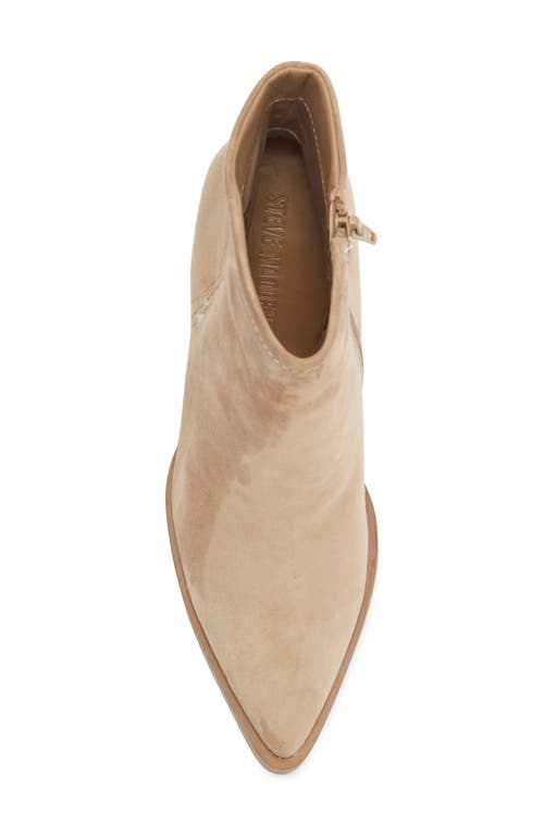 Steve Madden Harden Pointed Toe Bootie In Brown