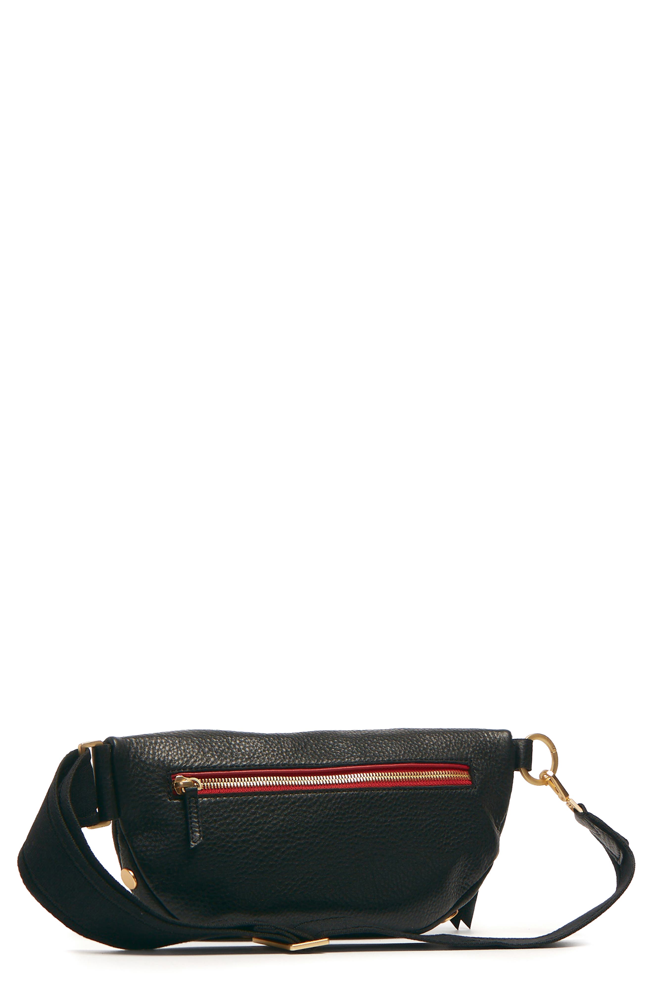 Charles Medium Crossbody Bag, Alternate, color, BLACK/ BRUSHED GOLD RED ZIP